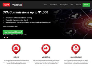 IronFX Affiliates logo