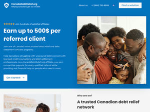 Canada Debt Relief - Affiliate Program logo