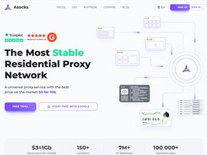 Asocks Referral Program logo