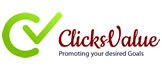 ClicksValue logo
