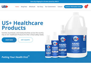 US+ Healthcare Products logo