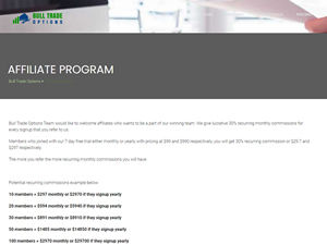 Bull Trade Options Affiliate Program logo