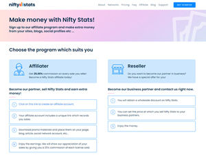 Nifty Stats Affiliate Program logo