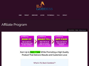 Ex Back Goddess logo