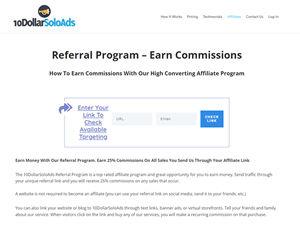 10DollarSoloAds Referral Program logo
