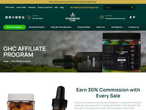 GreenHerbalCare CBD Affiliate Program logo