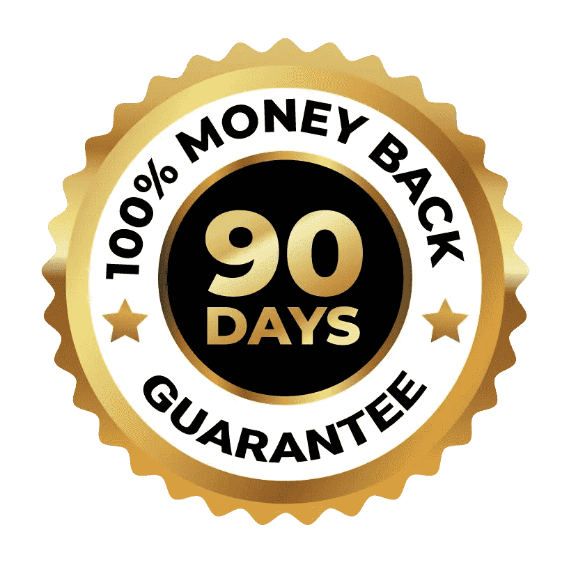 90 Days Money Back Guarantee Badge