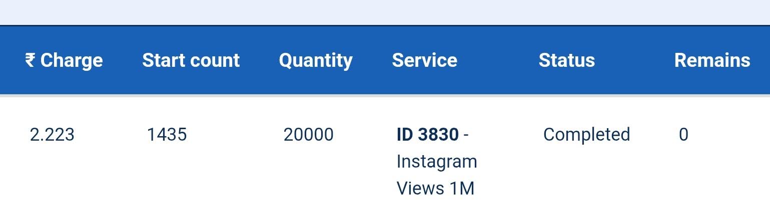 SMM panel order tracking status