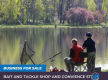 Bait and tackle shop and convenience store for sale