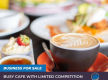 A popular cafe in busy location with a loyal following
