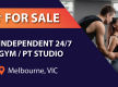 FULLY UNDER MANAGEMENT 24/7 GYM/PERSONAL TRAINING STUDIO (MELBOURNE) BFB3112