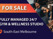 FULLY MANAGED 24/7 GYM & WELLNESS STUDIO (SOUTH-EAST MELBOURNE) BFB3151