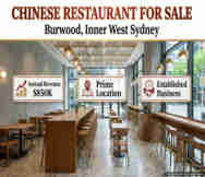 Restaurants For Sale in Burwood Sydney NSW 
