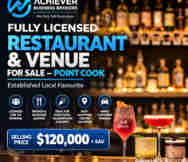 Restaurants For Sale in Point Cook Melbourne VIC 