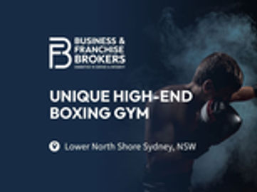 UNIQUE HIGH-END BOXING GYM (LOWER NORTH SHORE SYDNEY) BFB0619