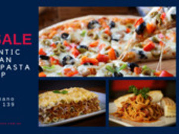Authentic Italian Pizza & Pasta Shop For Sale
