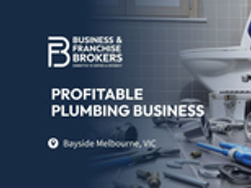 PROFITABLE PLUMBING BUSINESS FOR SALE (BAYSIDE MELBOURNE) BFB1195
