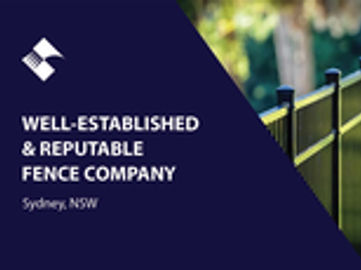 WELL ESTABLISHED AND REPUTABLE FENCE COMPANY (SYDNEY NSW) BFB4033