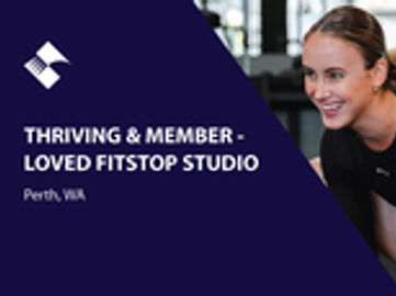 THRIVING & MEMBER-LOVED FITSTOP STUDIO (PERTH) BFB3993