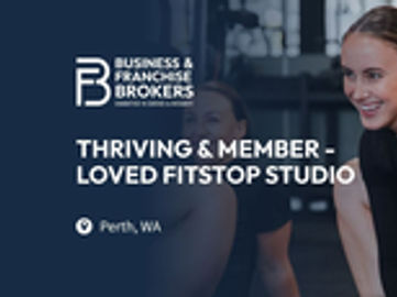 THRIVING & MEMBER-LOVED FITSTOP STUDIO (PERTH) BFB3993