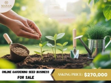 Online Gardening Seed Business for Sale