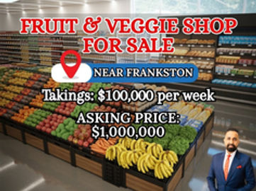 Fruit & Veggie Shop For Sale Near Frankston