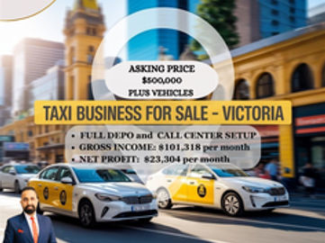 Profitable Taxi Business for Sale Victoria