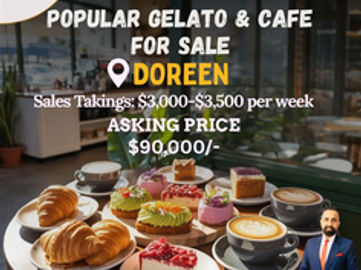 Gelato & Cafe for Sale in Doreen