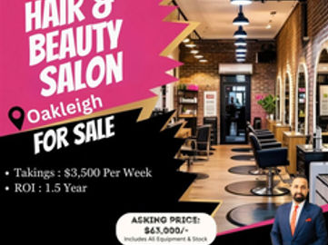 Hair & Beauty Salon for Sale Oakleigh