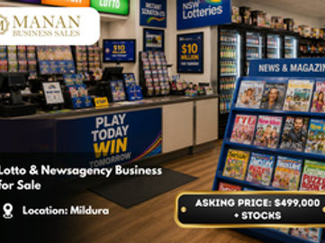 Lotto & Newsagency Business for Sale in Mildura