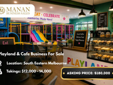 Playland & Cafe Business For Sale