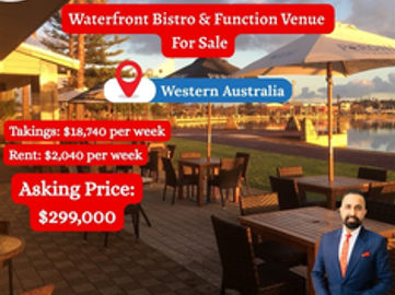 Waterfront Bistro & Function Venue for Sale - WA