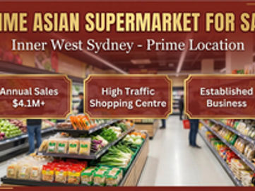 Prime Asian Supermarket in Wentworth Point - High Turnover & Profit