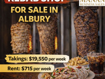 Kebab Shop for Sale in Albury