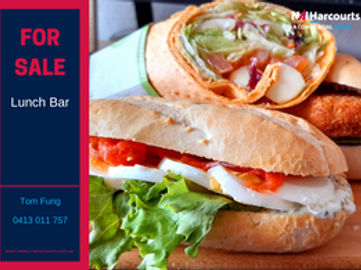 Lunch Bar For Sale - Fantastic Location!