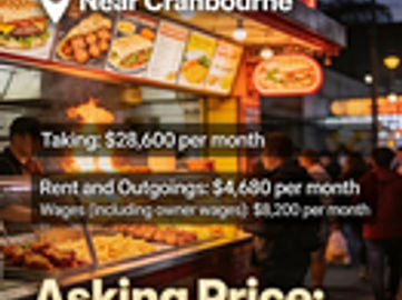 Kebab and Fish and Chips for Sale near Cranbourne
