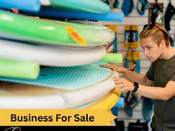 UNDER OFFER - Established Surf Retail Business Opposite the Beach