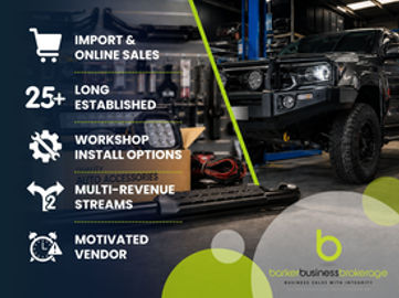 Relocateable Auto Accessories Stock & Business - $230,000