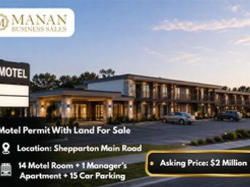 Motel Permit With Land For Sale