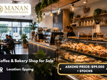 Coffee & Bakery Shop for Sale near Epping