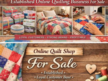 36517 Premium Quilting Fabric E-commerce Business - Loyal Customers