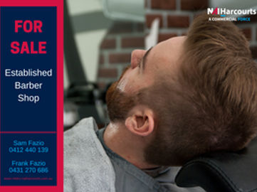 FOR SALE - Established Barber Shop | Prime Western Suburb Location