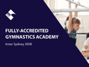 FULLY-ACCREDITED GYMNASTICS ACADEMY IN INNER-SYDNEY BFB4417