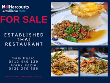 FOR SALE - Established Thai Restaurant | NOR
