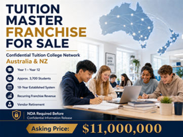 Confidential Master Franchise Tuition College Network - Australia & NZ