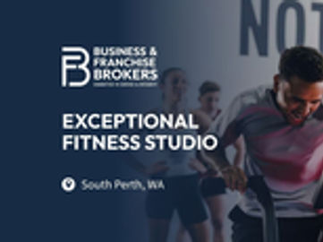 EXCEPTIONAL FITSTOP STUDIO FOR SALE (SOUTH PERTH, WA) BFB4349