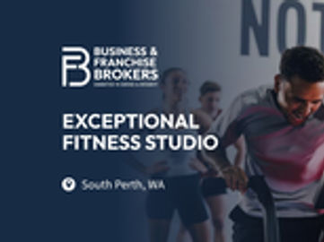 EXCEPTIONAL FITSTOP STUDIO FOR SALE (SOUTH PERTH, WA) BFB4349