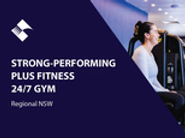 STRONG-PERFORMING PLUS FITNESS 24/7 GYM (REGIONAL NSW) BFB4407