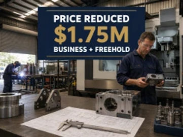 PRICE REDUCED – Brisbane Steel Fabrication & Machining Business with Freehold