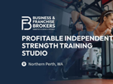 PROFITABLE INDEPENDENT STRENGTH TRAINING STUDIO (NORTHERN PERTH, WA) BFB4613